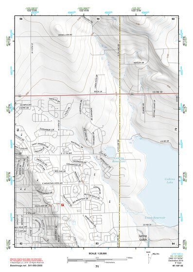 40105SE Page 71 Estes Park Topo Preview 1