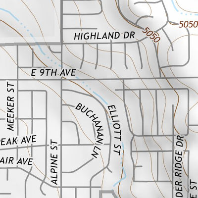 40105SE Page 71 Estes Park Topo Preview 3