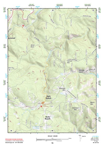40105SE Page 74 Estes Park Topo Preview 1