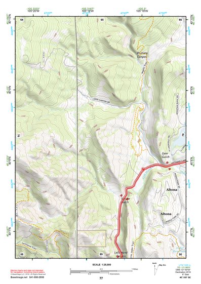 40105SE Page 77 Estes Park Topo Preview 1