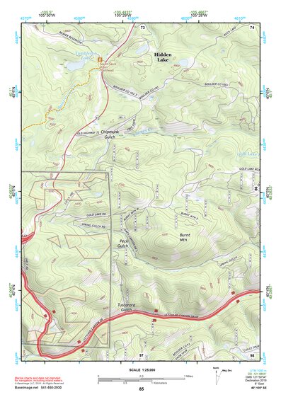 40105SE Page 85 Estes Park Topo Preview 1