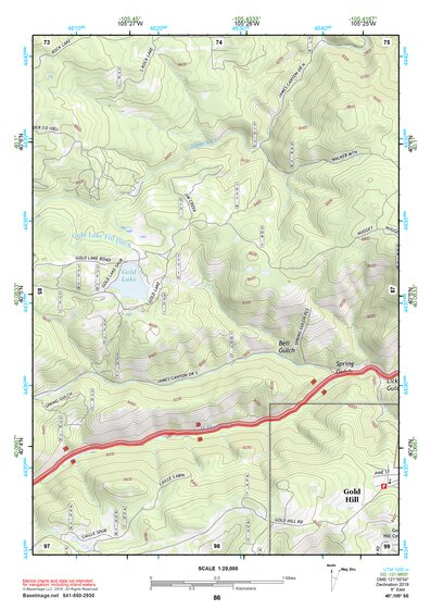 40105SE Page 86 Estes Park Topo Preview 1