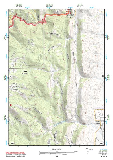 40105SE Page 89 Estes Park Topo Preview 1
