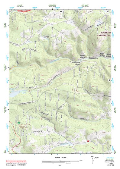 40105SE Page 97 Estes Park Topo Preview 1