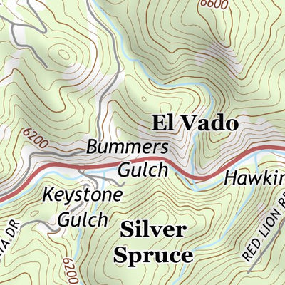 40105SE Page 100 Estes Park Topo Preview 3
