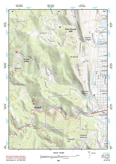 40105SE Page 101 Estes Park Topo Preview 1