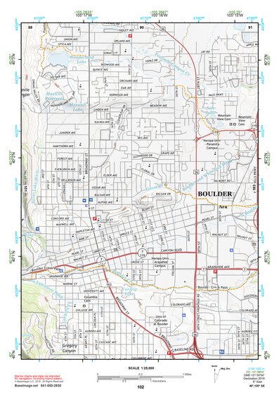 40105SE Page 102 Estes Park Topo Preview 1