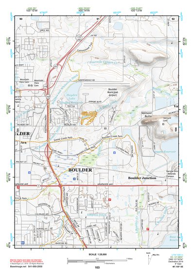 40105SE Page 103 Estes Park Topo Preview 1