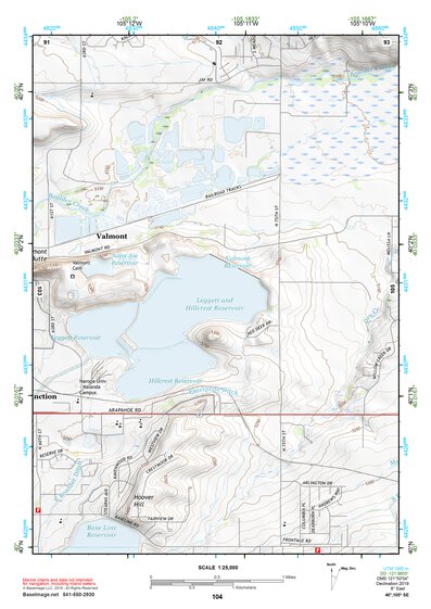 40105SE Page 104 Estes Park Topo Preview 1