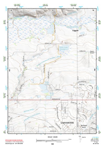 40105SE Page 105 Estes Park Topo Preview 1