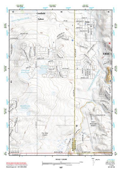 40105SE Page 107 Estes Park Topo Preview 1