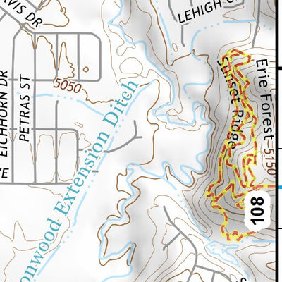 40105SE Page 107 Estes Park Topo Preview 3