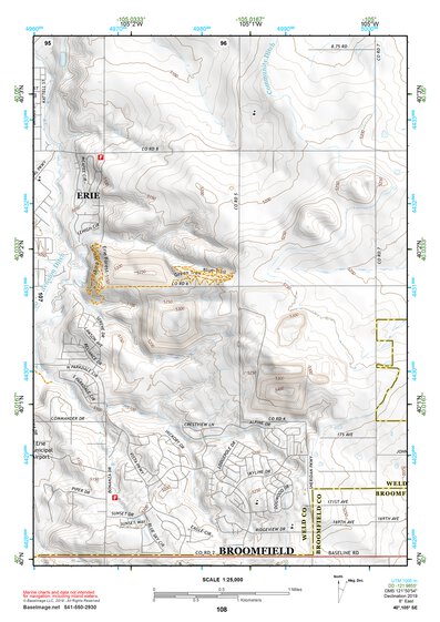 40105SE Page 108 Estes Park Topo Preview 1