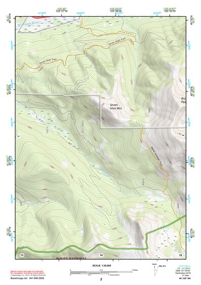 40105SW Page 2 Estes Park Topo Preview 1