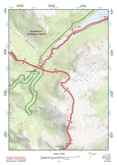 40105SW Page 5 Estes Park Topo Preview 1