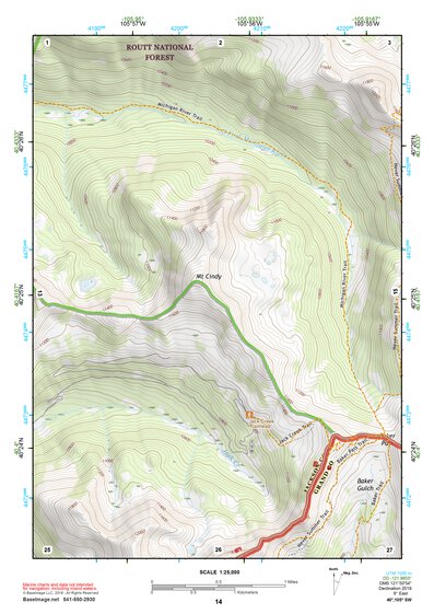 40105SW Page 14 Estes Park Topo Preview 1