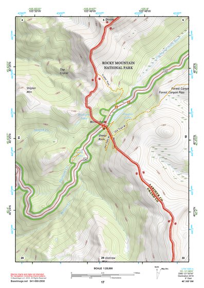 40105SW Page 17 Estes Park Topo Preview 1