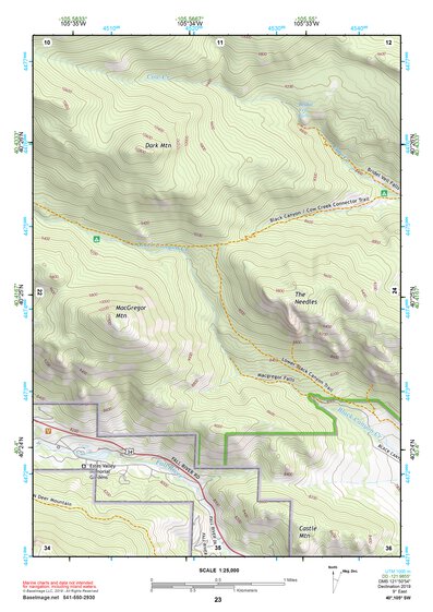 40105SW Page 23 Estes Park Topo Preview 1