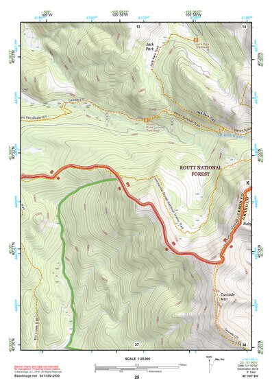 40105SW Page 25 Estes Park Topo Preview 1