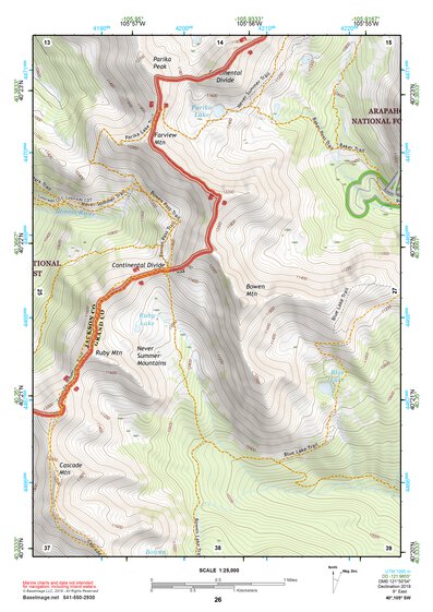 40105SW Page 26 Estes Park Topo Preview 1