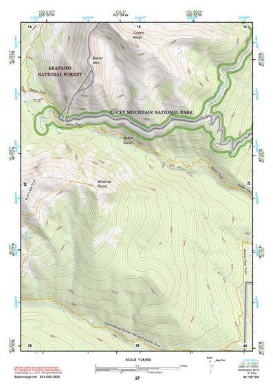 40105SW Page 27 Estes Park Topo Preview 1