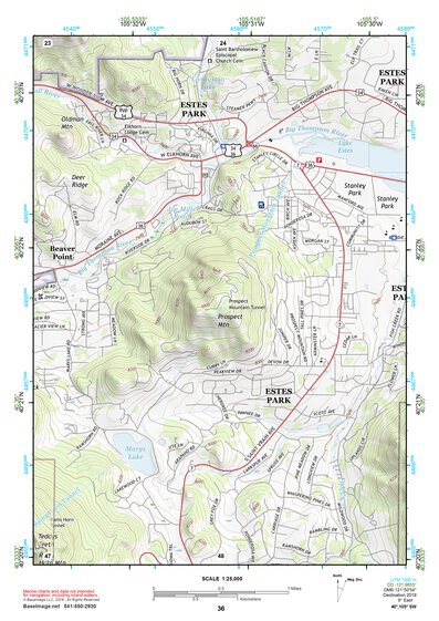 40105SW Page 36 Estes Park Topo Preview 1