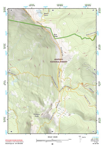 40105SW Page 38 Estes Park Topo Preview 1