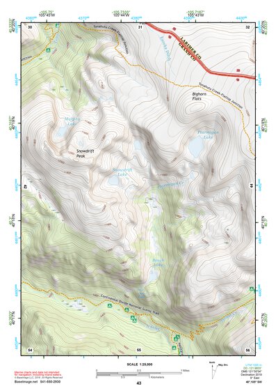 40105SW Page 43 Estes Park Topo Preview 1