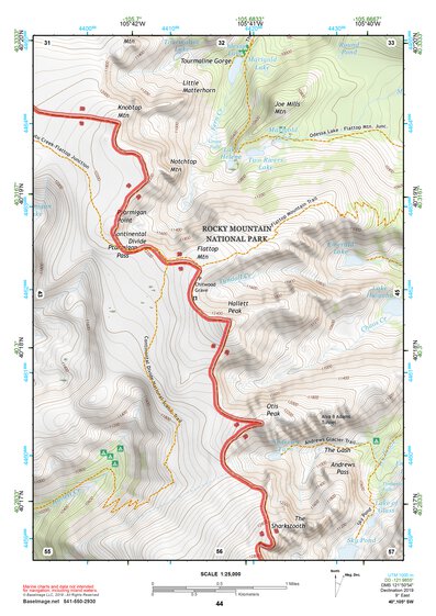 40105SW Page 44 Estes Park Topo Preview 1