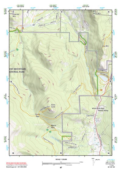 40105SW Page 47 Estes Park Topo Preview 1