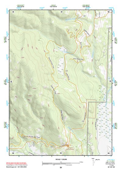 40105SW Page 51 Estes Park Topo Preview 1