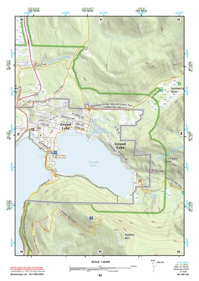 40105SW Page 53 Estes Park Topo Preview 1