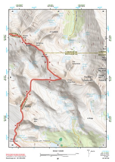 40105SW Page 57 Estes Park Topo Preview 1