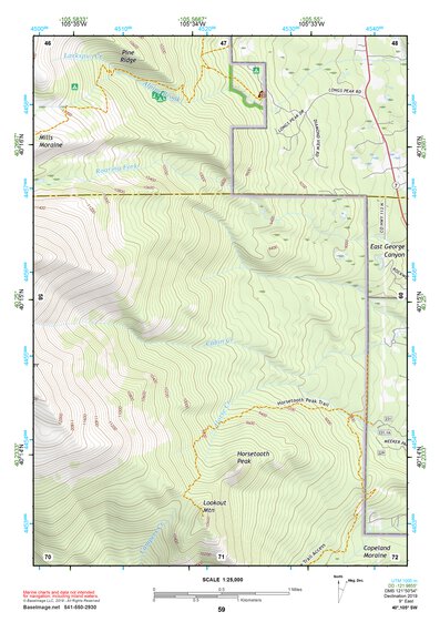 40105SW Page 59 Estes Park Topo Preview 1