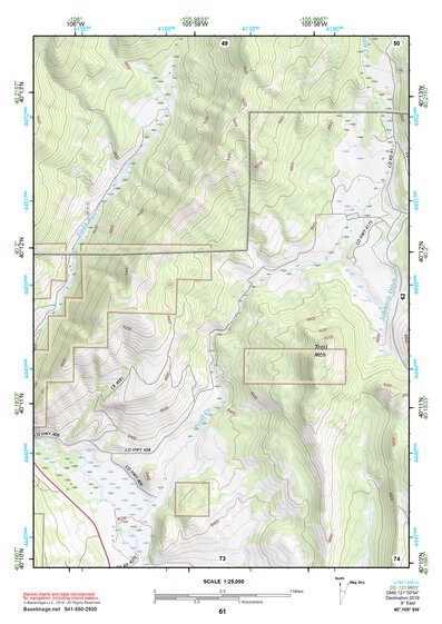 40105SW Page 61 Estes Park Topo Preview 1