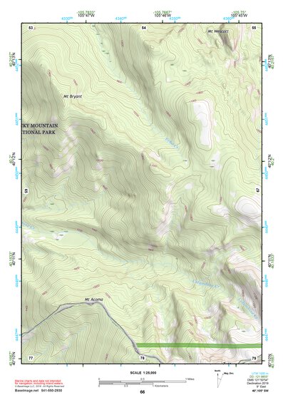 40105SW Page 66 Estes Park Topo Preview 1