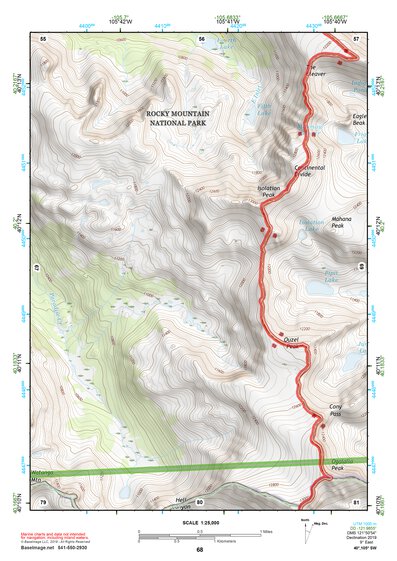 40105SW Page 68 Estes Park Topo Preview 1