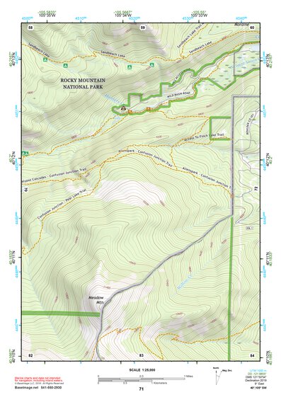 40105SW Page 71 Estes Park Topo Preview 1