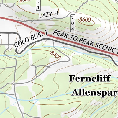 40105SW Page 72 Estes Park Topo Preview 2