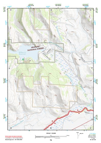 40105SW Page 74 Estes Park Topo Preview 1