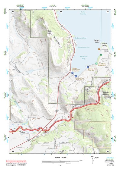 40105SW Page 75 Estes Park Topo Preview 1