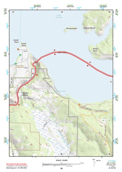 40105SW Page 76 Estes Park Topo Preview 1