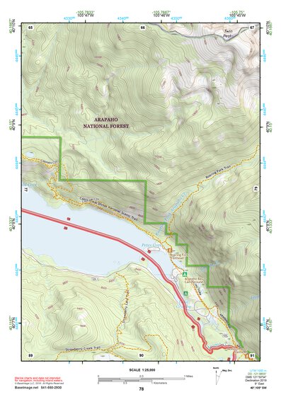 40105SW Page 78 Estes Park Topo Preview 1