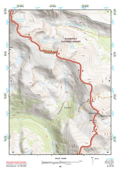40105SW Page 81 Estes Park Topo Preview 1
