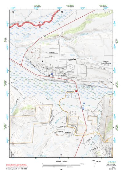40105SW Page 86 Estes Park Topo Preview 1