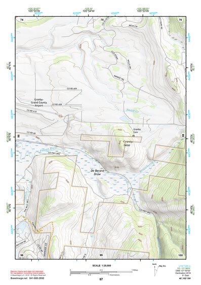 40105SW Page 87 Estes Park Topo Preview 1