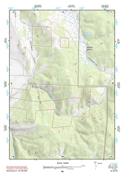 40105SW Page 88 Estes Park Topo Preview 1