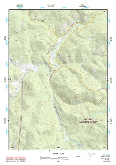 40105SW Page 89 Estes Park Topo Preview 1