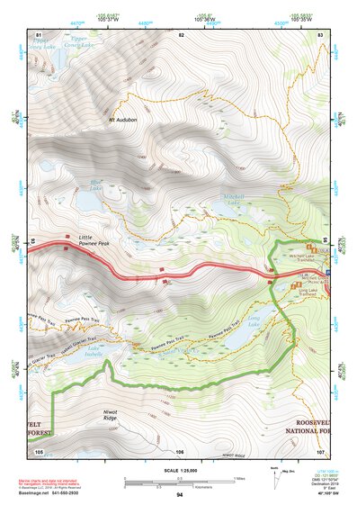 40105SW Page 94 Estes Park Topo Preview 1