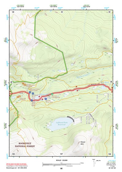 40105SW Page 95 Estes Park Topo Preview 1